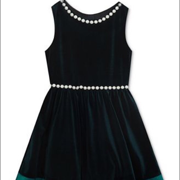 Rare Editions green dress - Picture 1 of 5